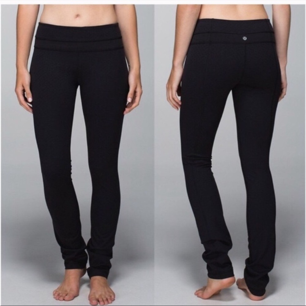 Lululemon Skinny Black Groove Pants